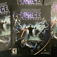 Star Wars The Force Unleashed PS3 PlayStation 3 Instruction Manual Only