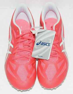 ASICS Hyper-Rocket Girl 7 Track Shoes - Watermelon White Silver SZ 9.50