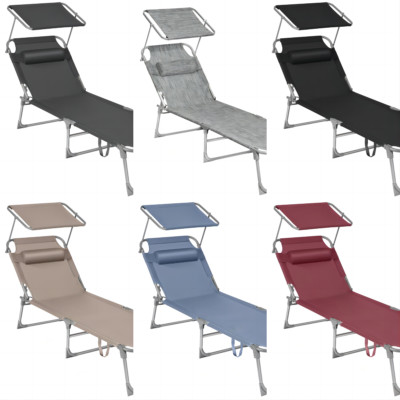 Sonnenliege Gartenliege Liegestuhl klappbar Campingbett Relaxliege Strandliege