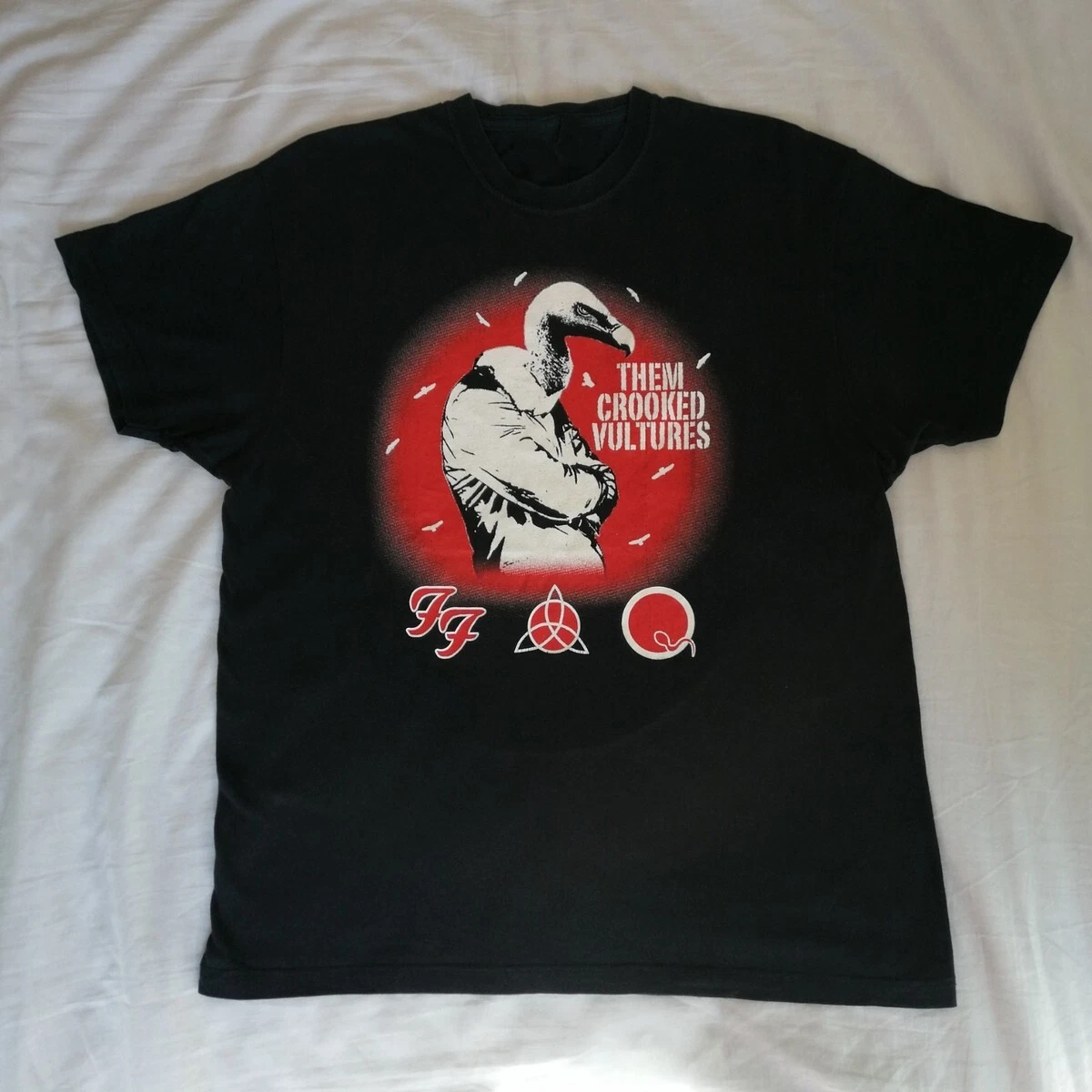 T-shirt Vintage Them Crooked Vultures - Coton, Impressions Graphiques, Tailles S à 5XL