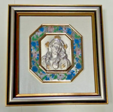 gesù - lastra argento 925 - 11 cm x 12 cm