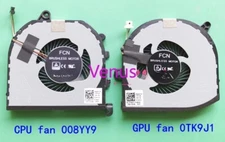  Laptop CPU GPU Cooling Fan for Dell XPS15 7590 P56F 09VH8N 0F01PX