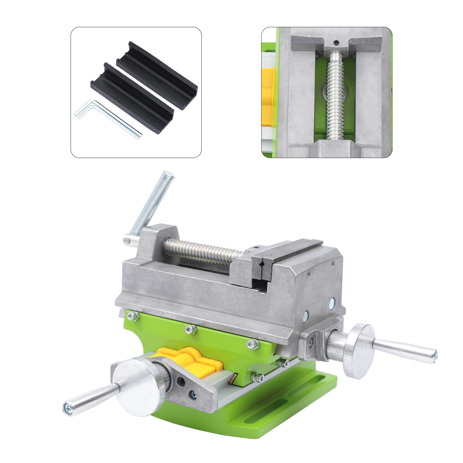 Morsa a croce 2 vie X-Y morsa a croce alluminio morsa per...