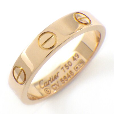 Cartier Ring Love Small Model B4085200 750(18K) Rose(Pink) Gold