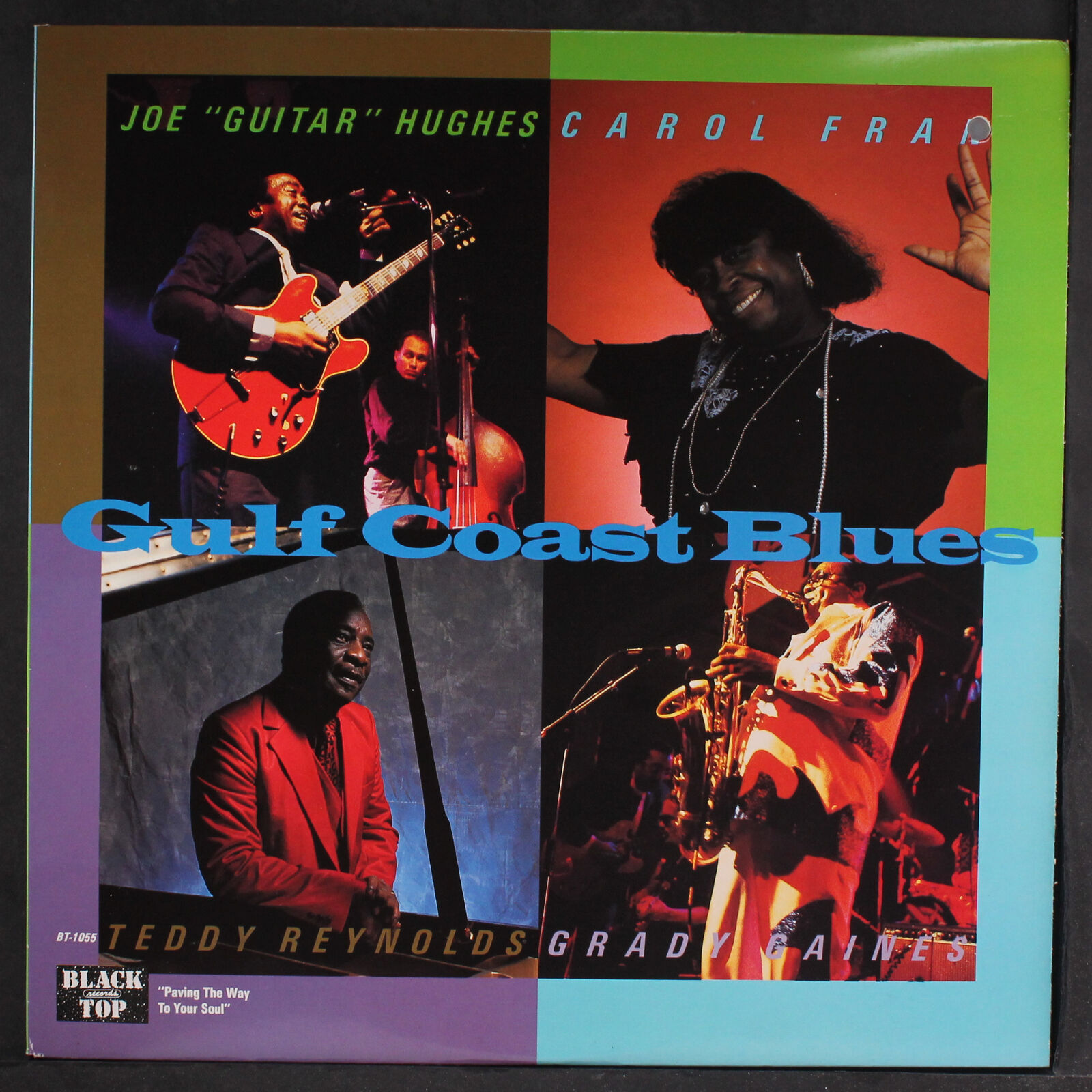 VARIOUS: gulf coast blues, vol. 1 BLACK TOP 12" LP 33 RPM