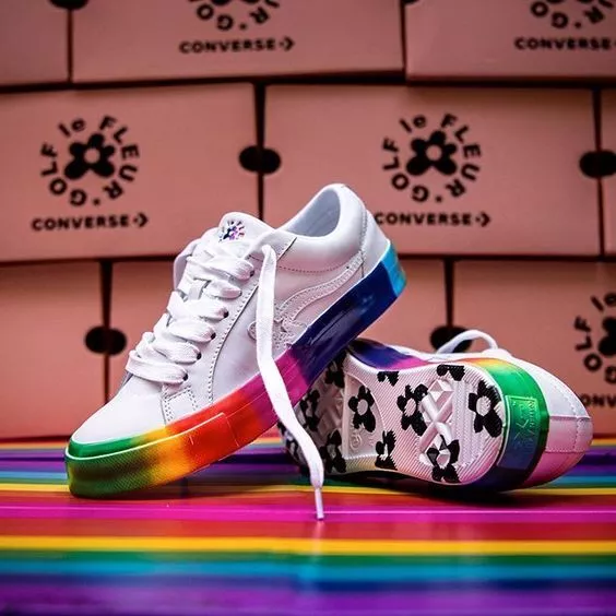 undersøgelse Kong Lear befolkning CONVERSE x Tyler The Creator Golf Le Fleur Ox Rainbow NEW IN BOX - M 6.5 /  W 8.5 | eBay