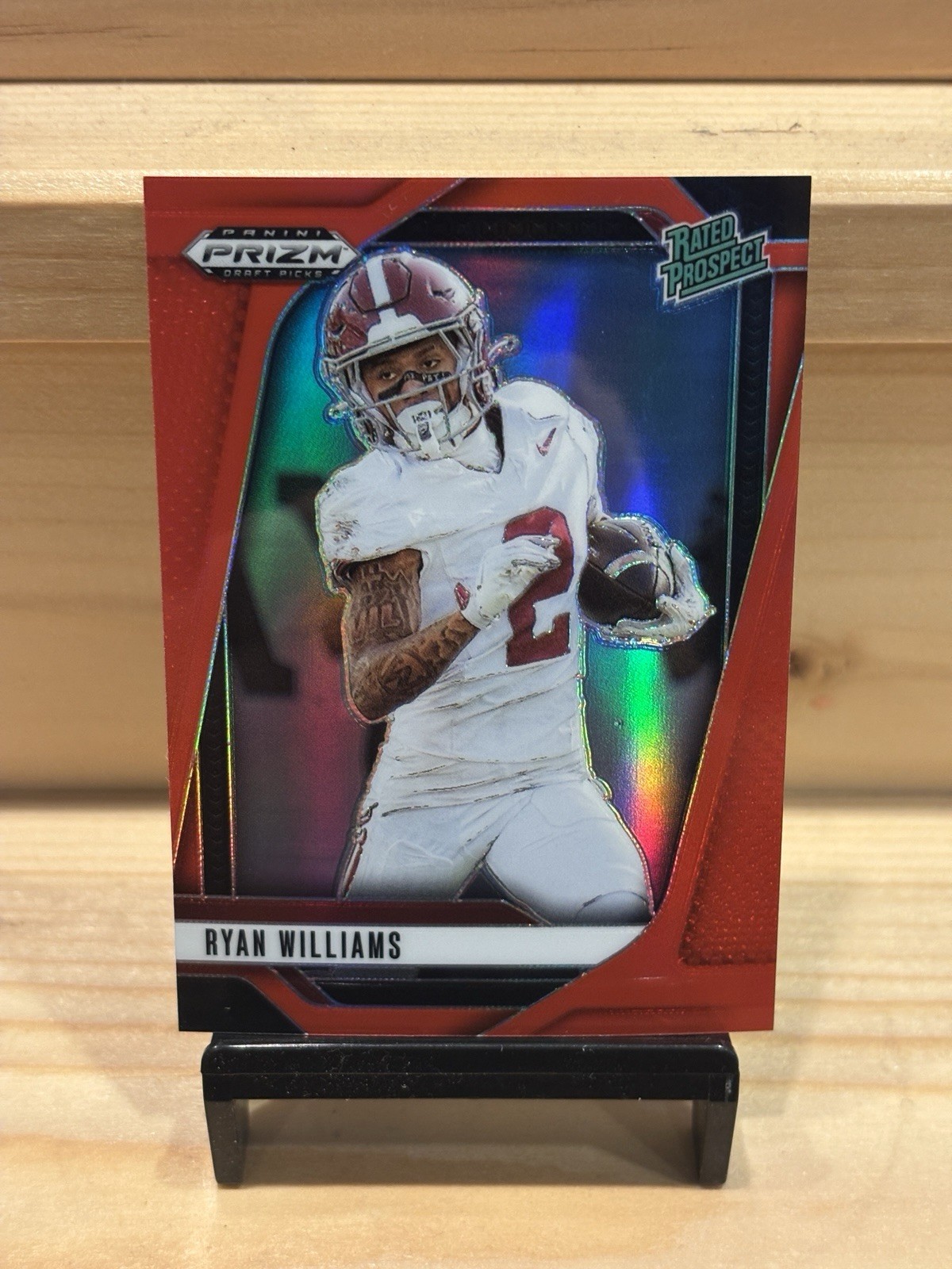 2025 Panini Prizm Draft Picks - Ryan Williams #151 Red Prizm /399 (RC)