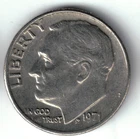 USA - 1971P - Dime - Roosevelt - Super Rare, No Mint Mark - #21349