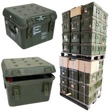 GRP box crate Bundeswehr transport box 41 x 41 x 30.5 cm stable transport box