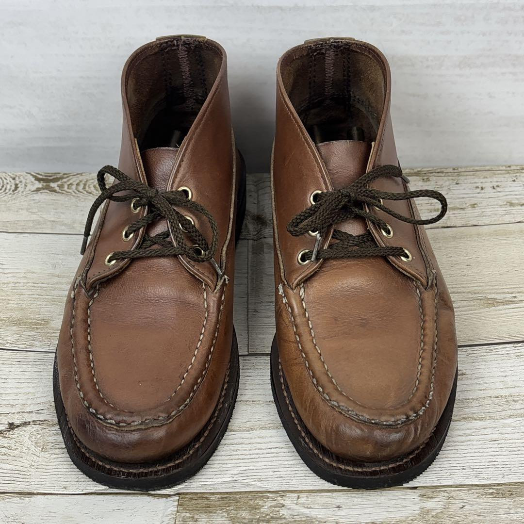 Russell Moccasin Boots Vibram Leather Brown Size US9 | eBay Russell Moccasin Boots Vibram Leather Brown Size US9 | eBay