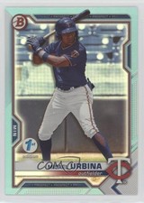 2021 Bowman Draft 1st Edition Sky Blue Foil Misael Urbina #BD-68 00gy
