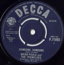 Brian Poole And The Tremeloes - Someone, Someone, 7