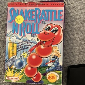 1991 Snake Rattle 'n' Roll Nintendo NES.  W Sleeve.  Missing Manual