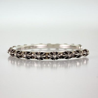 CHROME HEARTS Cross band Silver Bangle | eBay