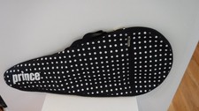 Prince Polka Dot Tennis Single Racquet Racket Cover Bag Black And White