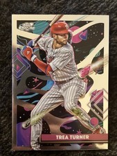 2025 Topps Cosmic Chrome - Trea Turner #123 Nucleus Refractor