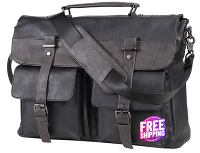 Maletín de hombro con bolsa para computadora portátil de 15.6 pulgadas NUEVO US