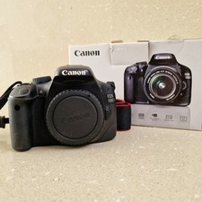 Canon EOS 550D Digital SLR Camera - Body Only With Battery, Charger, Strap, Box