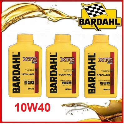 OLIO BARDAHL 10w40 MOTO olio XTC C60 10W40 4 TEMPI 3 LITRI BARDAHL