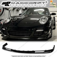 For 07-13 Porsche 997 911 Oe Style Front Bumper Lip Spoiler Kit Unpainted Pu