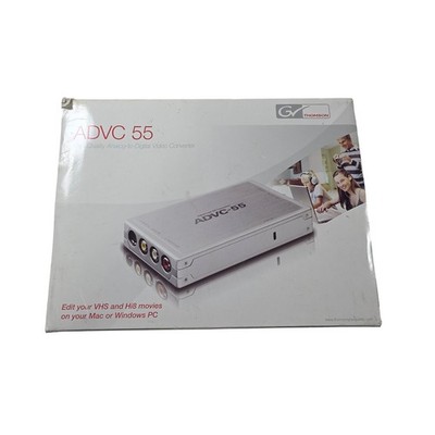 Canopus Grass Valley ADVC55 Analog to Digital Video Converter VHS Hi8 to PC Mac