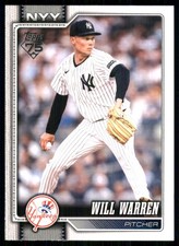 2026 Topps #176 Will Warren New York Yankees 58328