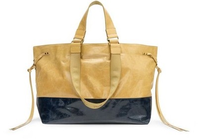 Isabel Marant Wardy Yellow Leather Tote Bag New & Authentic