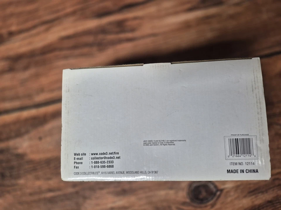 Code 3 Jack Daniels Freightliner Pumper #12114 W Tin + Retail Sleeve 1/64 (JF2) - Image 4 of 4