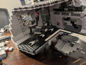 [Used]Lego 10188 STAR WARS DEATH STAR RETIRED.NO FIGURES, Box, Manual Incomplete