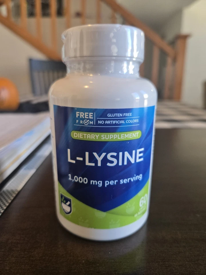 L-lisina 1000 mg 60 cápsulas Rite-Aid• Sin gluten• Vegano• Caduca 2027 Foto 2 de 4