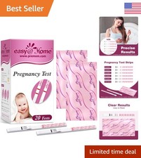 Instant Result Pregnancy Strips - 20 Tests with Easy-to-Read Results App