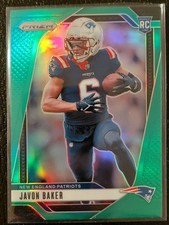 2024 Panini Prizm Javon Baker Green Prizm #344