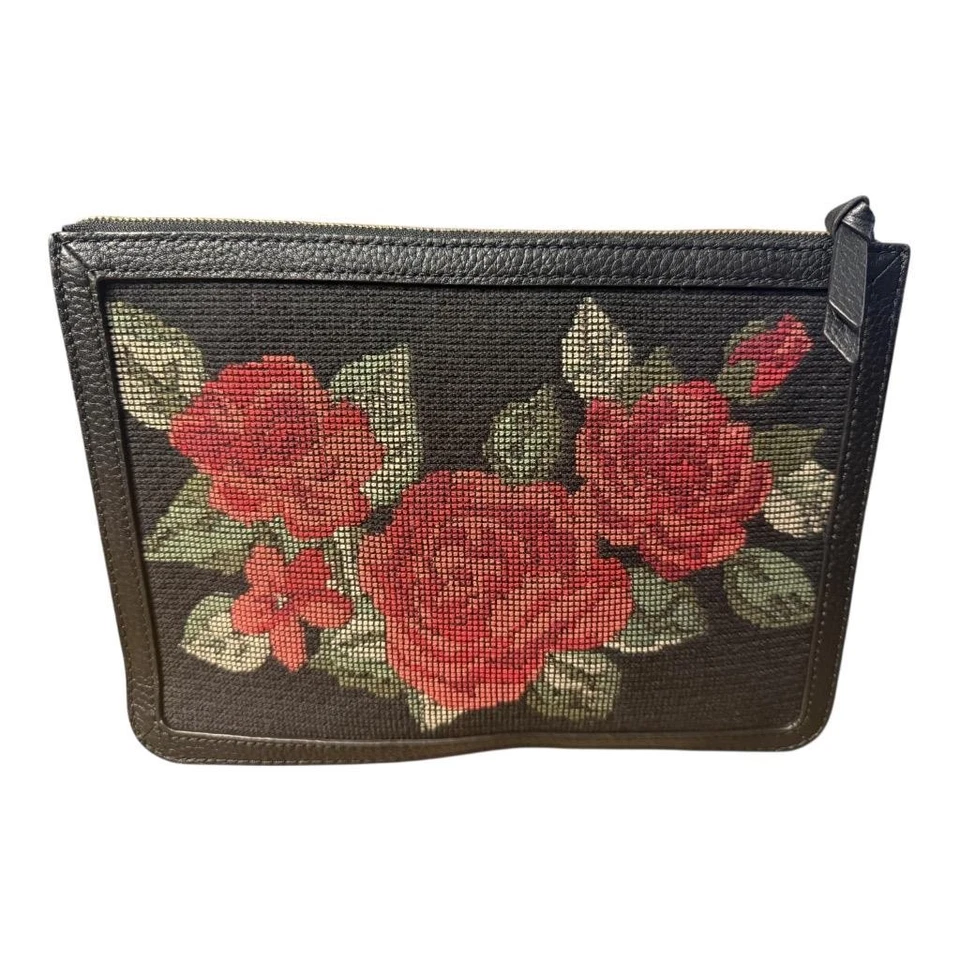 Kate Spade Rose Needlepoint Shayna Seely Lane Clutch - Image 3 of 4