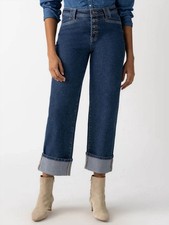 Sanctuary Luna Cuffed Denim Pant Size 33