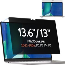 Magnetic Privacy Screen for MacBook Air 13.6 13 Inch 2022-2026, Matte Filter
