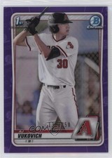 2020 Bowman Draft Chrome Purple Refractor 138/250 AJ Vukovich #BD-150 yj0