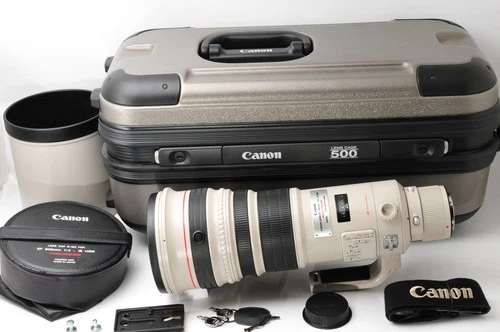 Rare [Top MINT in Trunk] Canon EF 500mm F4 L IS USM Telephoto AF Lens JAPAN #268