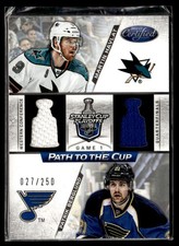 2012-13 Panini Certified Path to the Cup Quarter Finals Dual Jerseys Martin