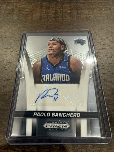 2024-25 Panini Prizm Black Paolo Banchero Flashback Signatures