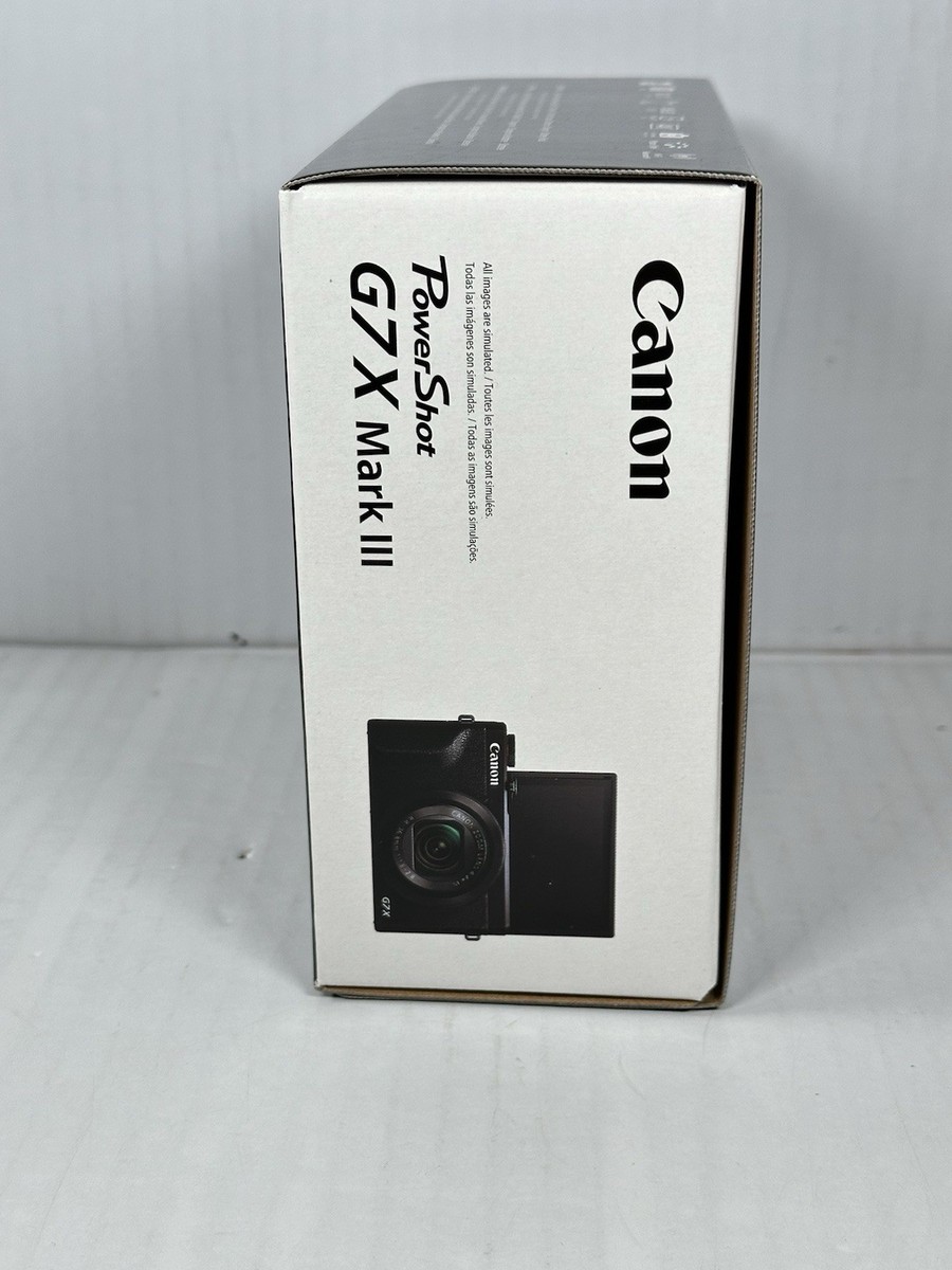 Canon PowerShot G7 X Mark III - 20.1MP Point & Shoot Digital Canon PowerShot G7 X Mark III - 20.1MP Point & Shoot Digital