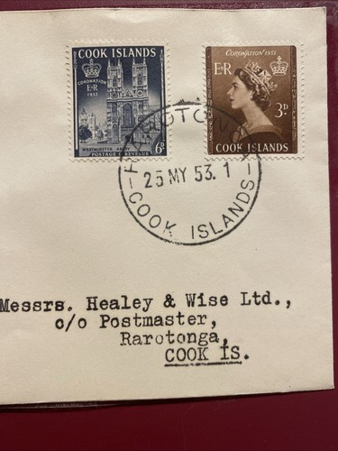 Cook Islands. Coronation Of Queen Elizabeth II, 1953. - Picture 3 of 4