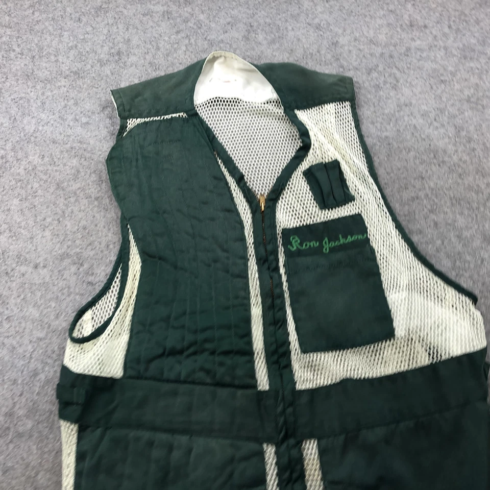 Vintage Ron Jackson Vest Mens 46 Hunting Outdoor Shooting Padded Trap Mesh - Image 4 of 4