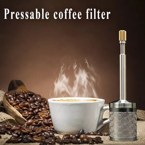 Portable Press Portable French Coffee and Tea Final Press Maker Coffee Reusable Full ...