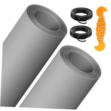 2PACK Window Door Screen Replacement Kit, 48''W x 99''L, with 48"W x 99"L Gray