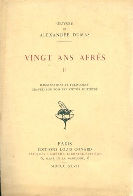 Zwanzig Jahre nach Band II - Alexander Dumas - V2182217