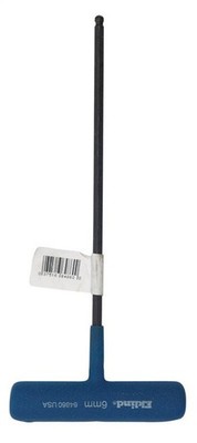 Eklind 64860 Alloy Steel Power-T Ball End Multi-Material T-Handle Hex Key 6 mm.