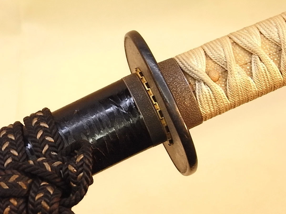 黄铜古董日本刀镡| eBay