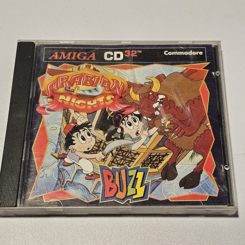 Arabian Nights Commander Commodore Amiga CD32 Game 1993 RARE VGC OZ Game Seller