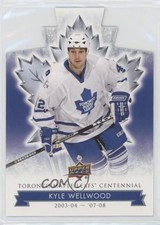 2017 Upper Deck Toronto Maple Leafs Centennial Blue Die-Cut Kyle Wellwood 2d8