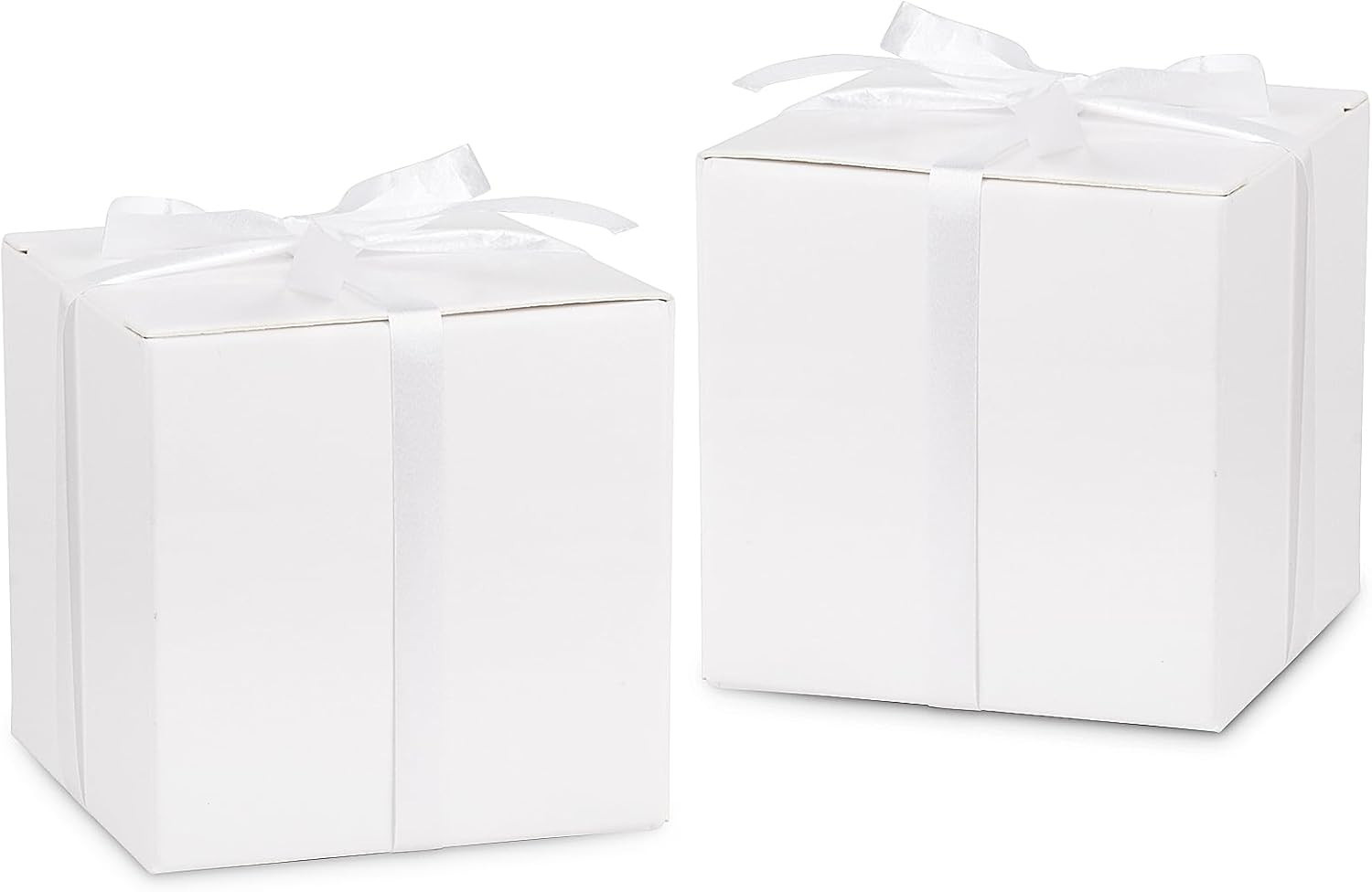 Es White Gift Boxes 2x2x2 Inches Small Cardboard Gift Bo